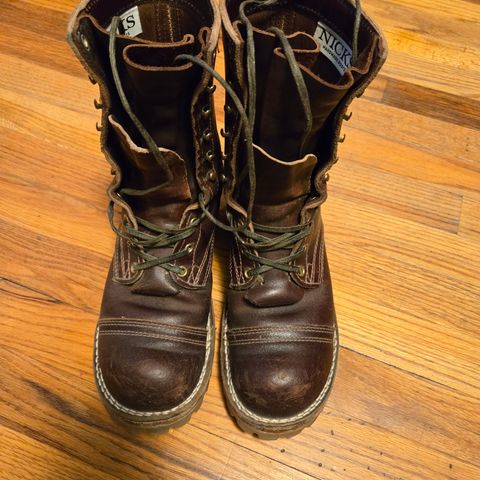 Nicks Lace Up Heritage in Horween Tan Waxed Flesh