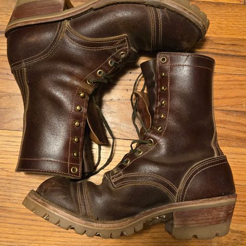 Nicks Lace Up Heritage in Horween Tan Waxed Flesh