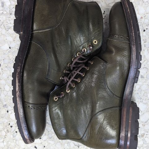 Grant Stone Garrison Boot in Badalassi Carlo Oliva Minerva Box