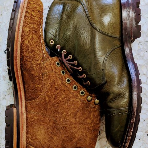 Grant Stone Garrison Boot in Badalassi Carlo Oliva Minerva Box
