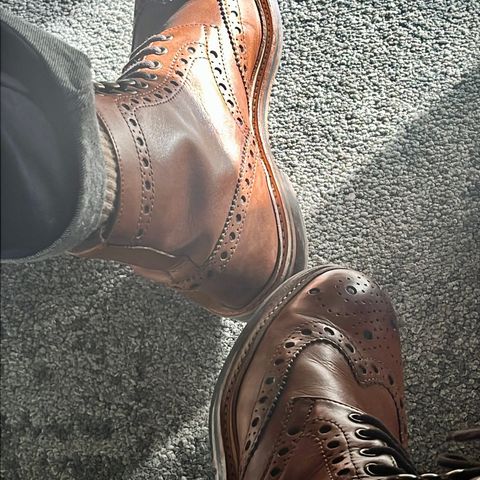 Grenson Fred in Handpainted Tan