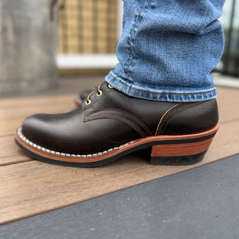 Nicks Robert in Horween Brown Waxed Flesh