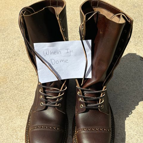 View photo of White's Farmer/Rancher in Horween Cinnamon Waxed Flesh