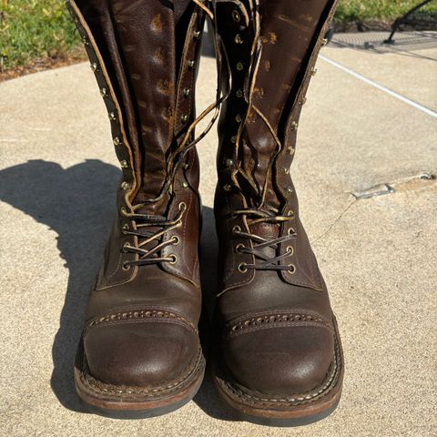 View photo of White's Farmer/Rancher in Horween Cinnamon Waxed Flesh