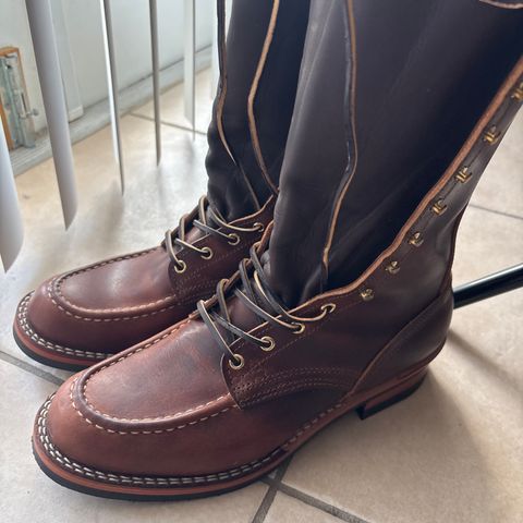 Nicks Moc Toe in Italian Brown Cypress