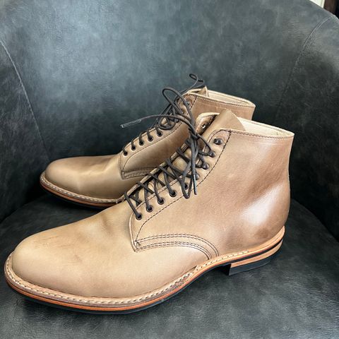 White's Stevens (Plain Toe) in Horween Natural Chromexcel