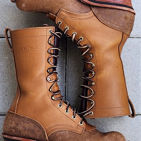 Nicks DomePro in Seidel 1964 Tan Roughout & Seidel 1964 Tan
