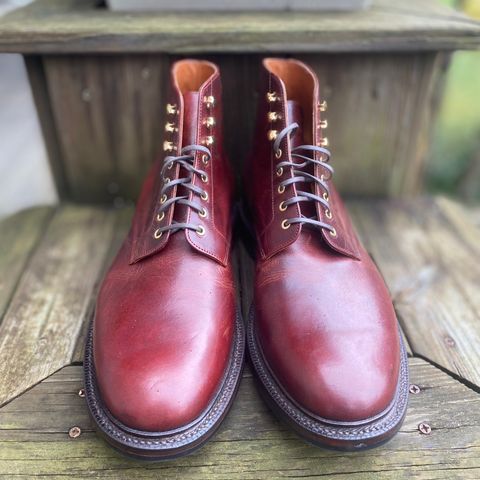 Grant Stone Edward Boot in Gallun Red Waxed Deer