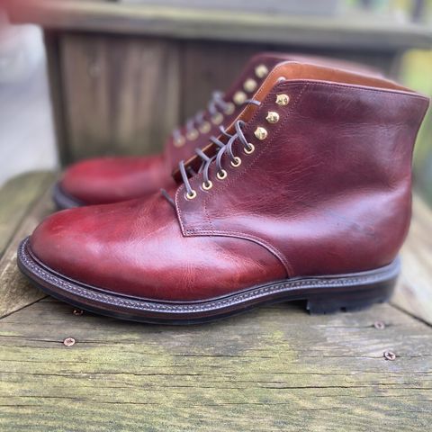 Grant Stone Edward Boot in Gallun Red Waxed Deer