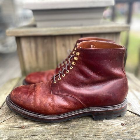 View photo of Grant Stone Edward Boot in Gallun Red Waxed Deer