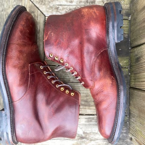 View photo of Grant Stone Edward Boot in Gallun Red Waxed Deer