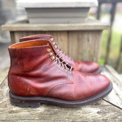 View photo of Grant Stone Edward Boot in Gallun Red Waxed Deer