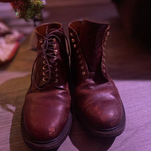 View photo of Grant Stone Edward Boot in Gallun Red Waxed Deer