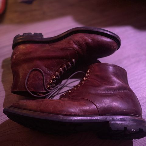 View photo of Grant Stone Edward Boot in Gallun Red Waxed Deer