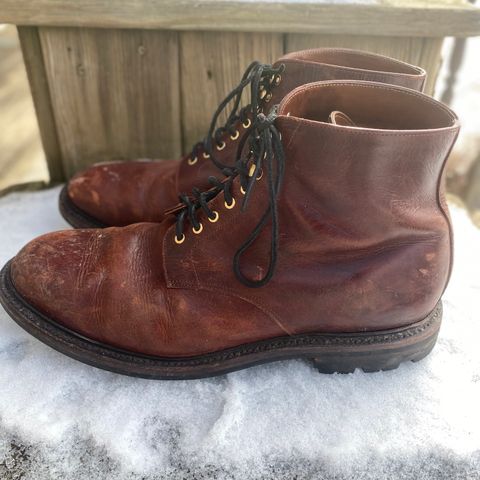 View photo of Grant Stone Edward Boot in Gallun Red Waxed Deer