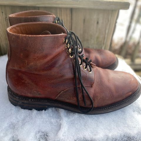 View photo of Grant Stone Edward Boot in Gallun Red Waxed Deer