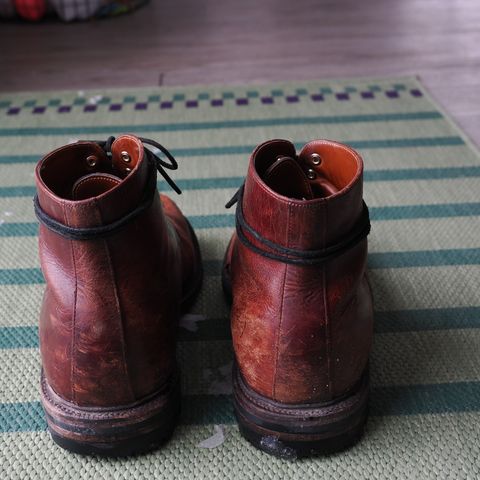 View photo of Grant Stone Edward Boot in Gallun Red Waxed Deer