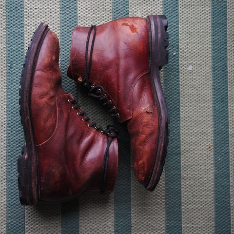 View photo of Grant Stone Edward Boot in Gallun Red Waxed Deer