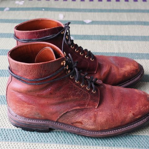 View photo of Grant Stone Edward Boot in Gallun Red Waxed Deer