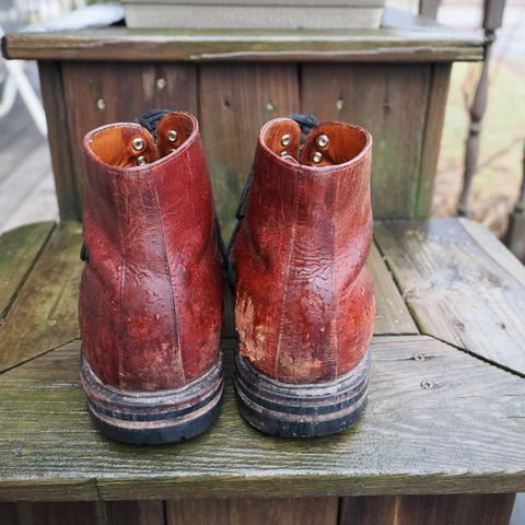 Grant Stone Edward Boot in Gallun Red Waxed Deer
