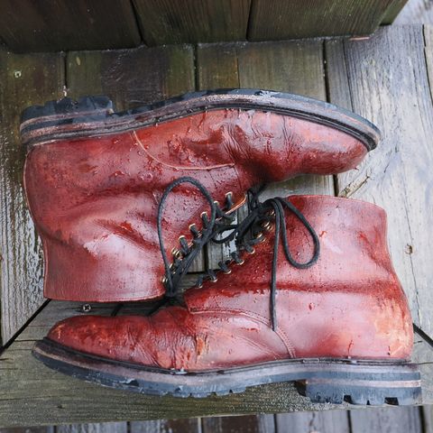 Grant Stone Edward Boot in Gallun Red Waxed Deer