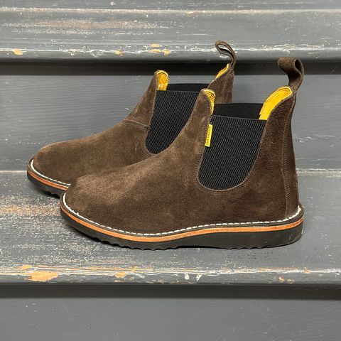 Jim Green Stockman in Houston Brown Rough Out