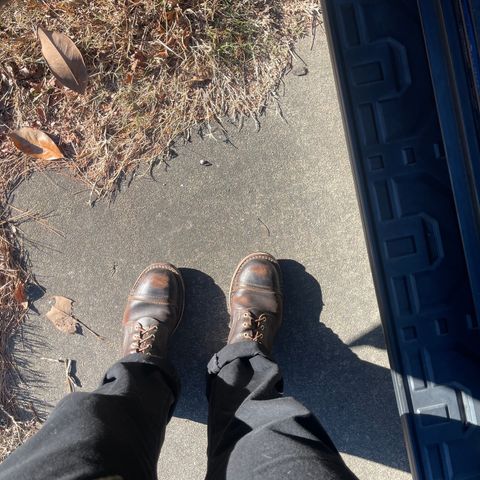 View photo of Nicks Americana in Horween Brown Waxed Flesh