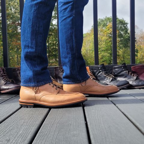 Grant Stone Ottawa Boot in Incas Natural Kangaroo