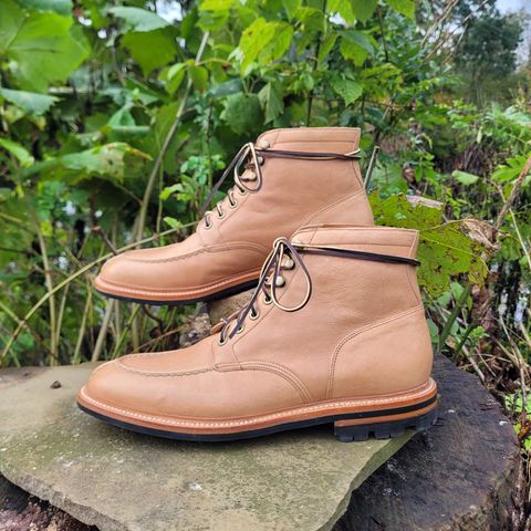 Grant Stone Ottawa Boot in Incas Natural Kangaroo