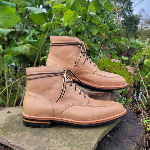 Grant Stone Ottawa Boot in Incas Natural Kangaroo
