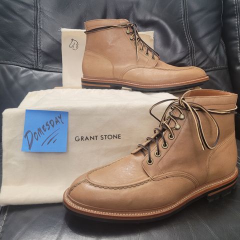 Grant Stone Ottawa Boot in Incas Natural Kangaroo