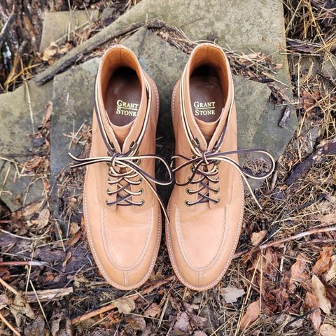 Grant Stone Ottawa Boot in Incas Natural Kangaroo