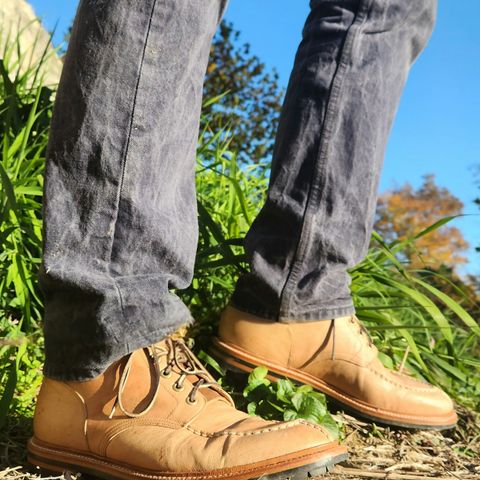 Grant Stone Ottawa Boot in Incas Natural Kangaroo