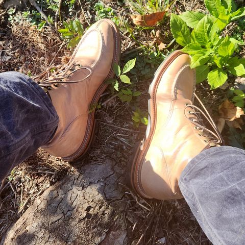 Grant Stone Ottawa Boot in Incas Natural Kangaroo