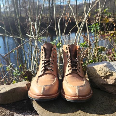 Grant Stone Ottawa Boot in Incas Natural Kangaroo