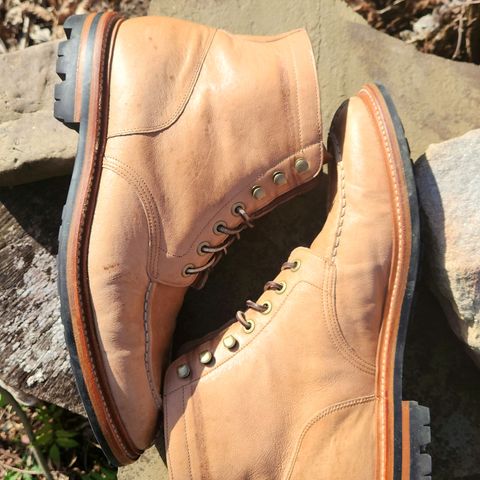 Grant Stone Ottawa Boot in Incas Natural Kangaroo