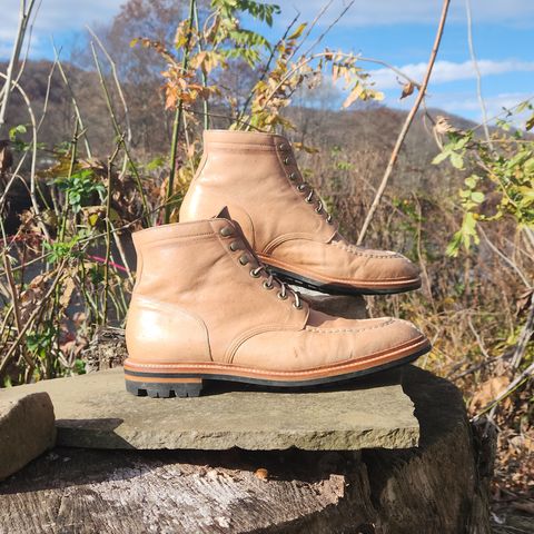 Grant Stone Ottawa Boot in Incas Natural Kangaroo