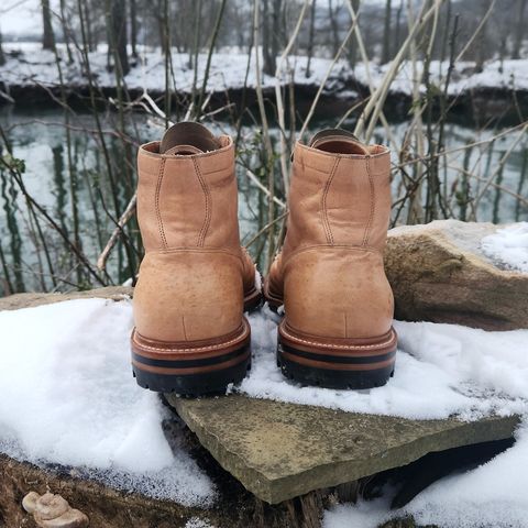 Grant Stone Ottawa Boot in Incas Natural Kangaroo