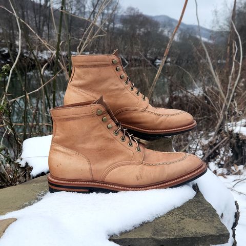 Grant Stone Ottawa Boot in Incas Natural Kangaroo