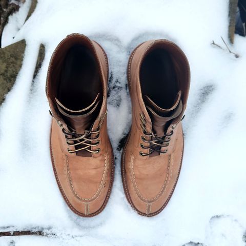 Grant Stone Ottawa Boot in Incas Natural Kangaroo