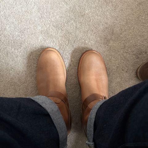 John Lofgren Wabash Engineer Boots in Natural