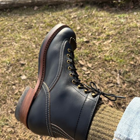 John Lofgren Donkey Puncher Boots in Horween Black Chromexcel