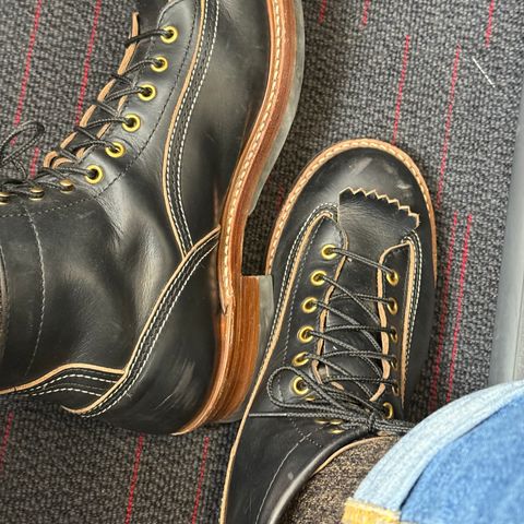 John Lofgren Donkey Puncher Boots in Horween Black Chromexcel