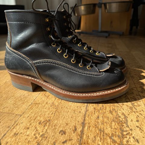 John Lofgren Donkey Puncher Boots in Horween Black Chromexcel