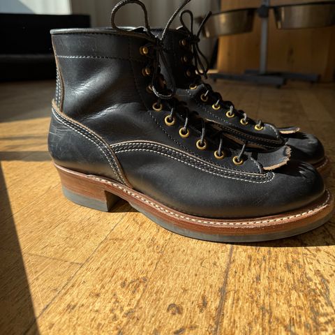 John Lofgren Donkey Puncher Boots in Horween Black Chromexcel