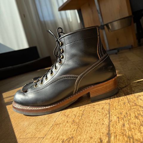 John Lofgren Donkey Puncher Boots in Horween Black Chromexcel