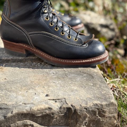 John Lofgren Donkey Puncher Boots in Horween Black Chromexcel