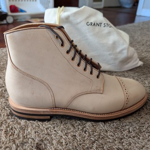 Grant Stone Garrison Boot in Ghost Burro
