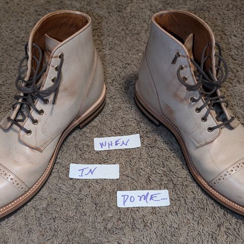 Grant Stone Garrison Boot in Ghost Burro