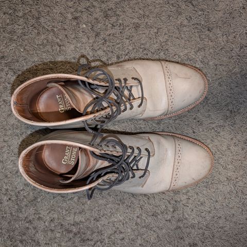 Grant Stone Garrison Boot in Ghost Burro